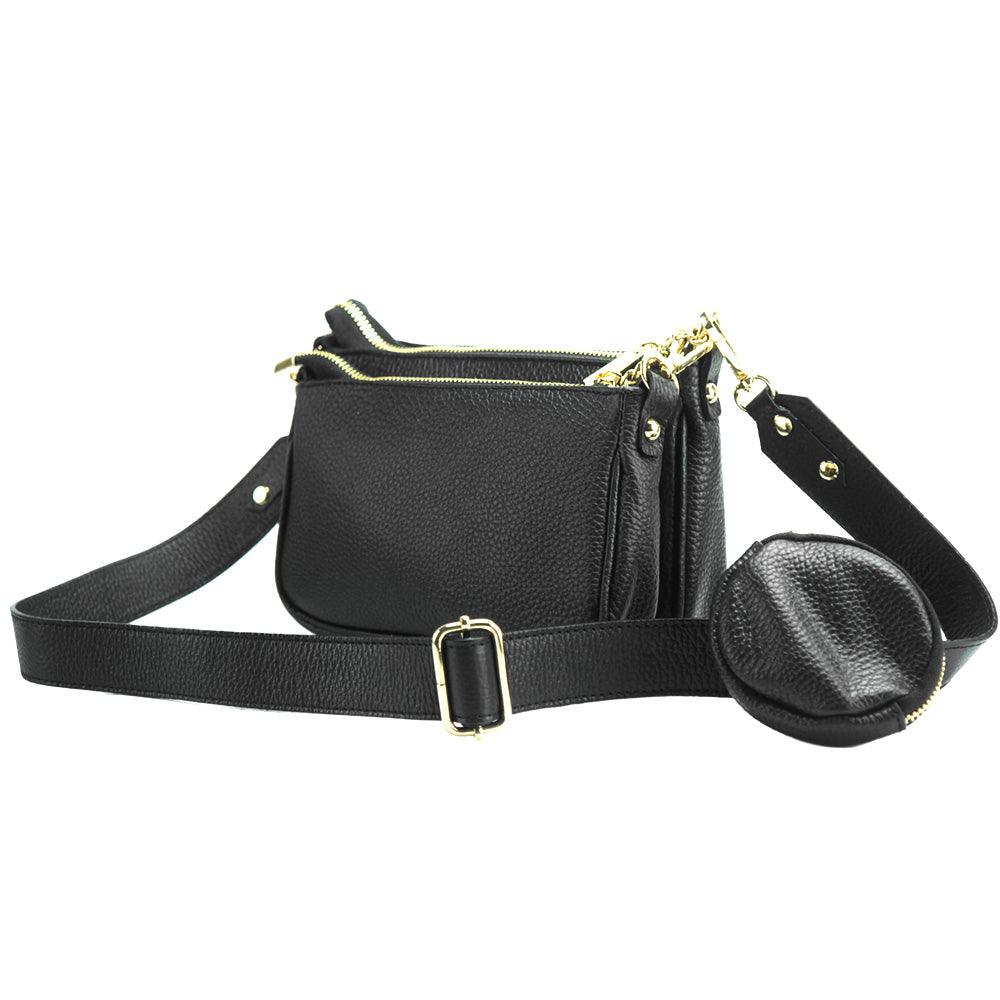 Sesbania leather Shoulder bag