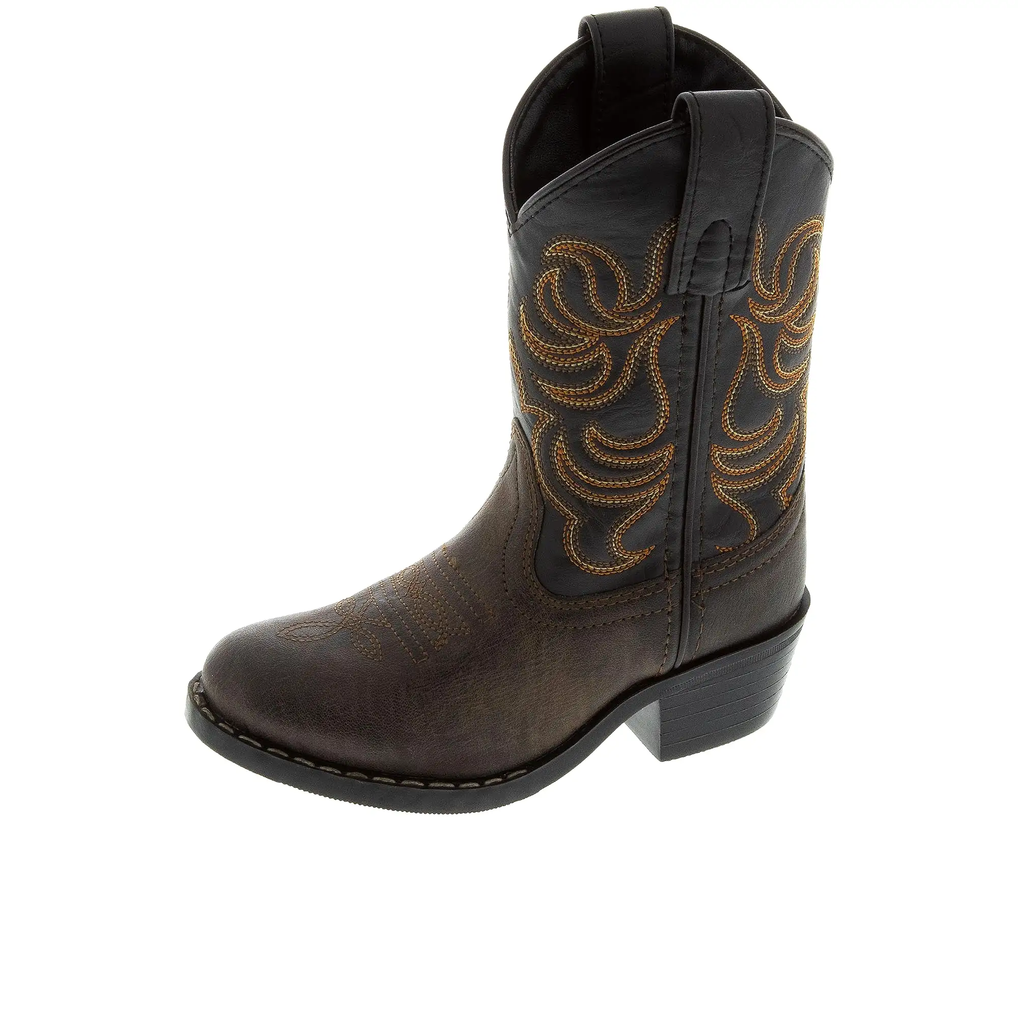 Smoky Mountain Boots Childrens Monterey Western Brown Black