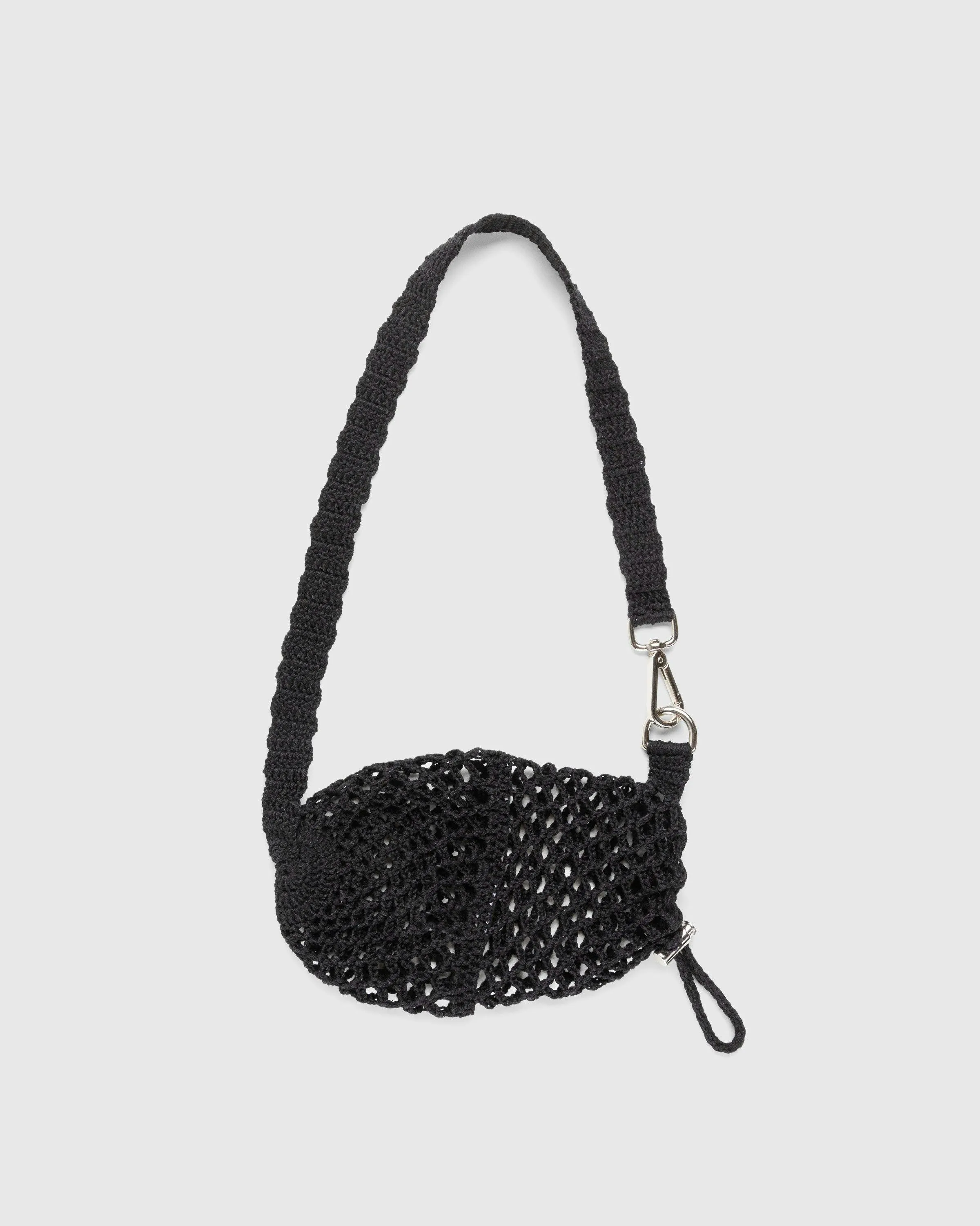 SSU – Crochet Mesh Stitch Crossbody Bag Black | Highsnobiety Shop