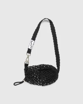 SSU – Crochet Mesh Stitch Crossbody Bag Black | Highsnobiety Shop