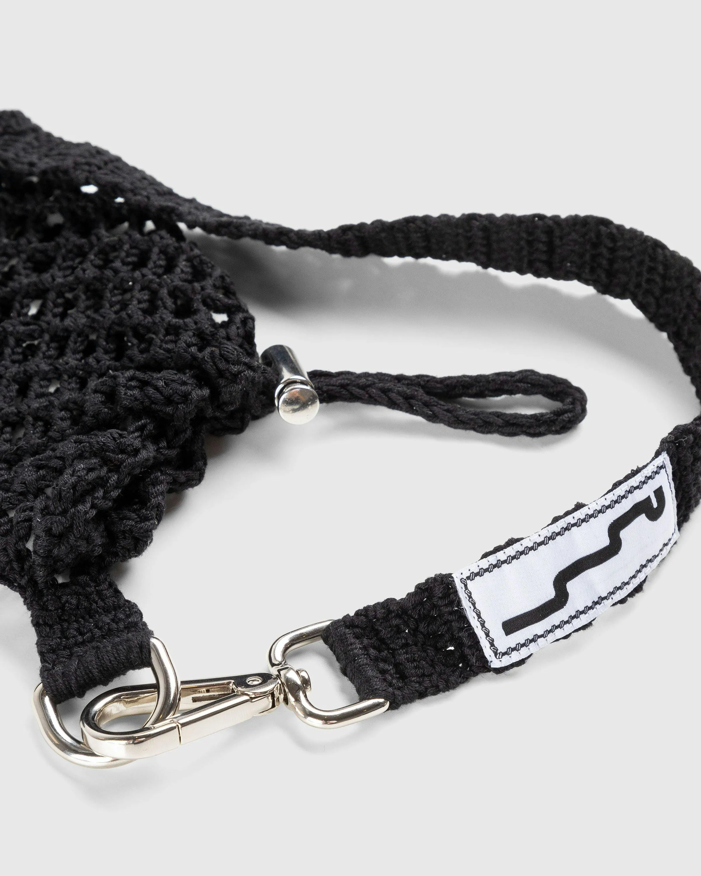 SSU – Crochet Mesh Stitch Crossbody Bag Black | Highsnobiety Shop