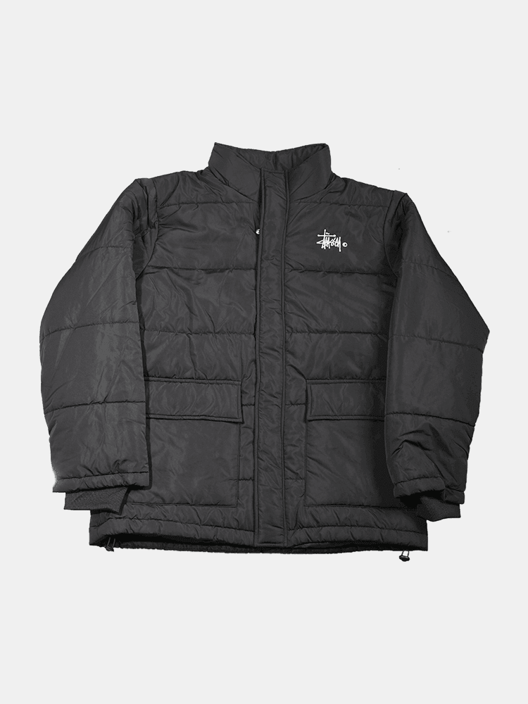 Stussy Falls Puffer Jacket - Black