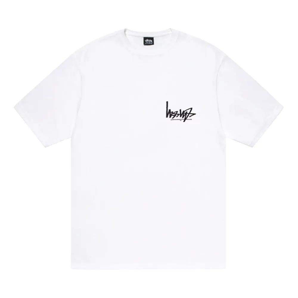 Stussy Flipped Logo Tee 'White'