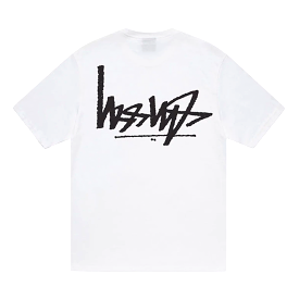 Stussy Flipped Logo Tee 'White'