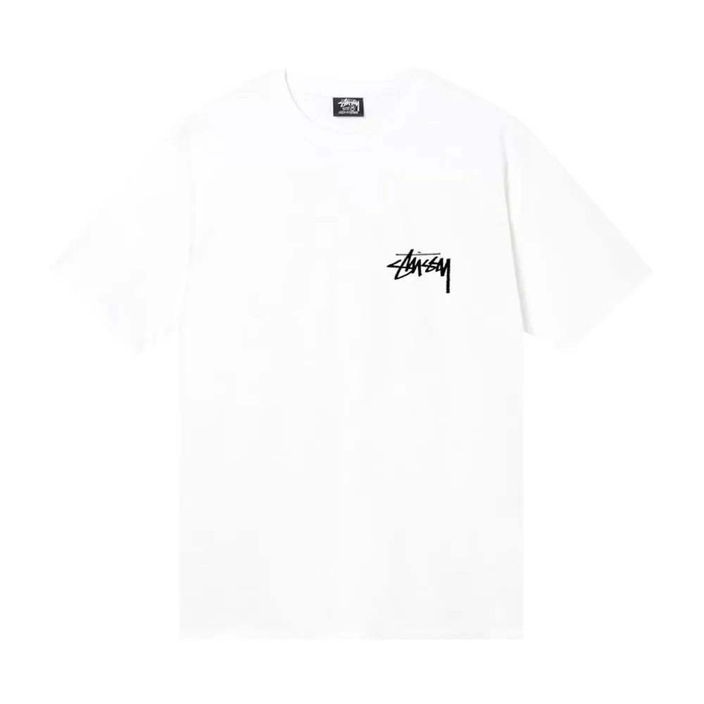 Stussy Withered Flower Tee 'White'