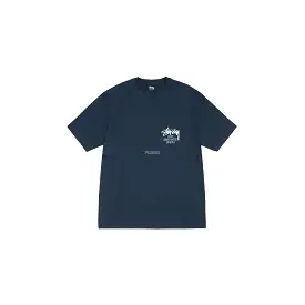 Stussy x Dover Street Market T-shirt 'Navy' (2021)