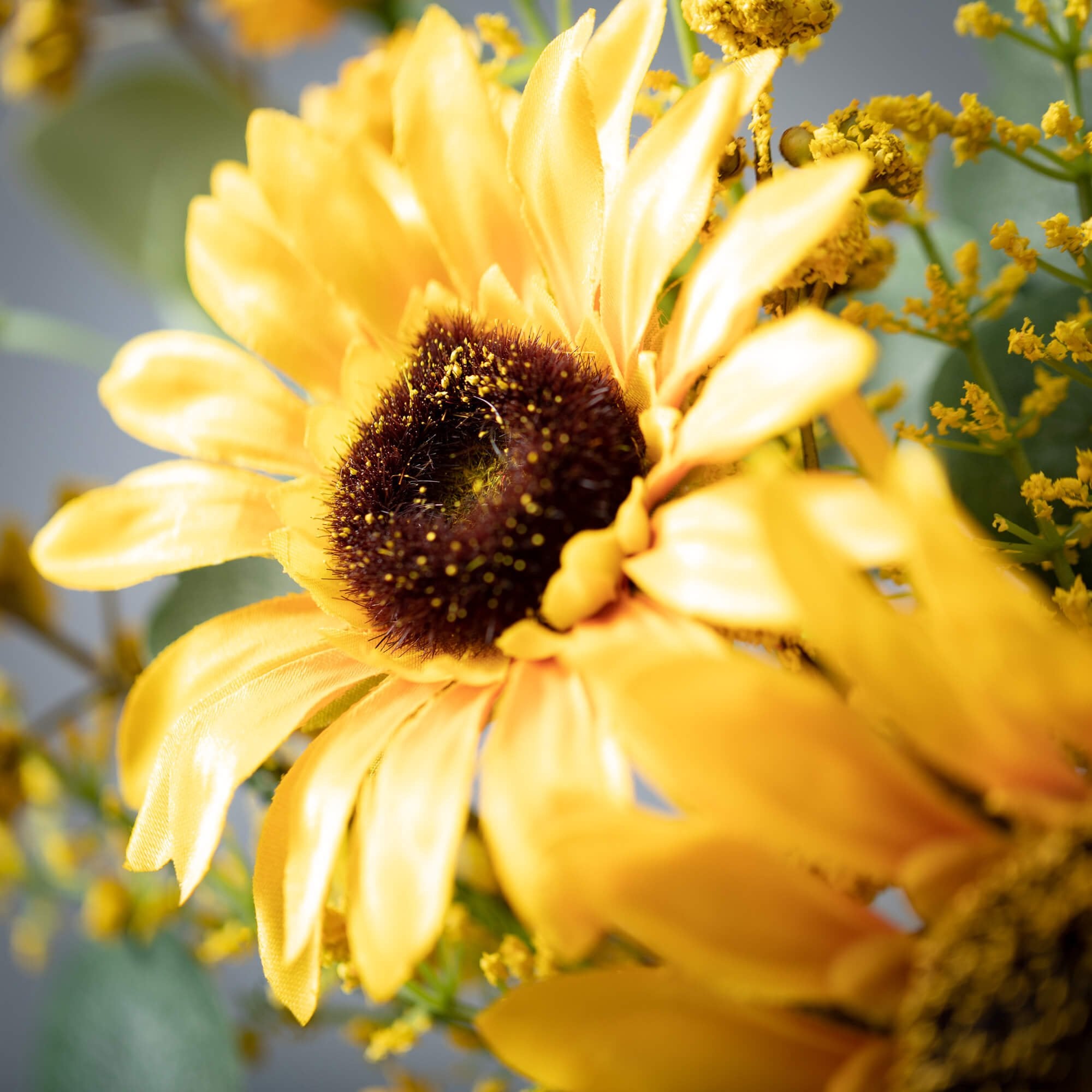 Sunflower & Eucalyptus Swag