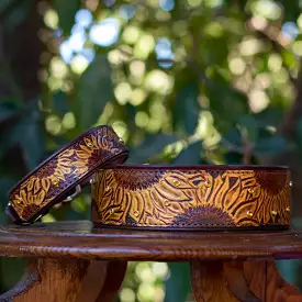 Sunflower Dog Collar