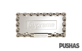 Supreme Chain License Plate Frame 'Silver' (2018)