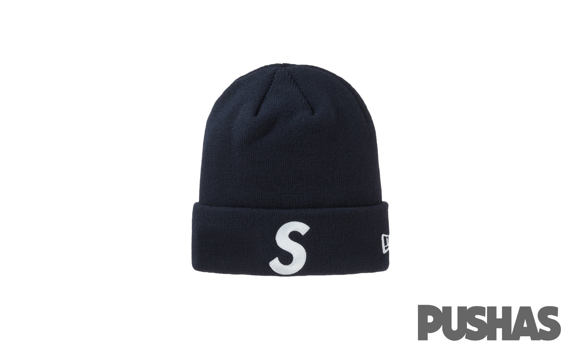 Supreme New Era S Logo Beanie 'Navy' (2023)