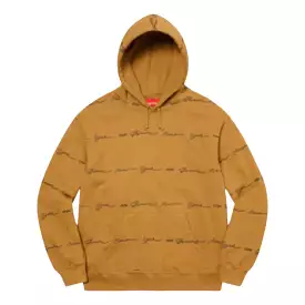 Supreme Script Stripe Hoodie