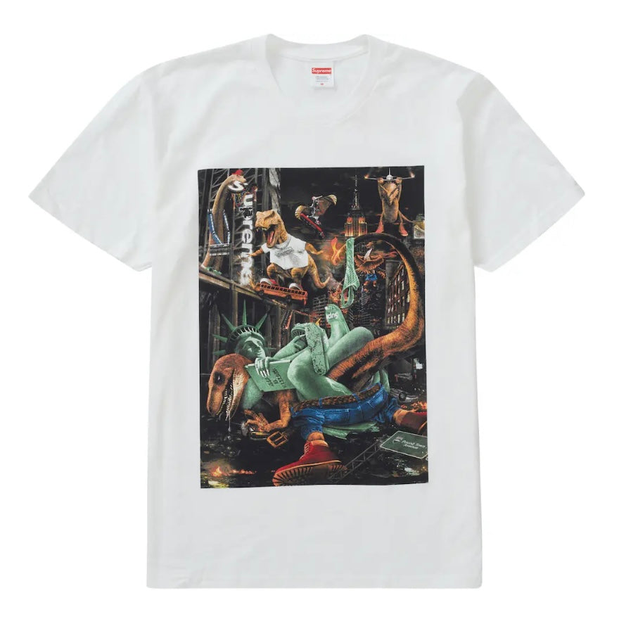 Supreme T-Rex White Tee