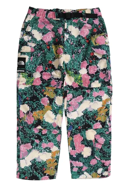 Supreme The North Face Trekking Zip-Off Belted Pant Flowers