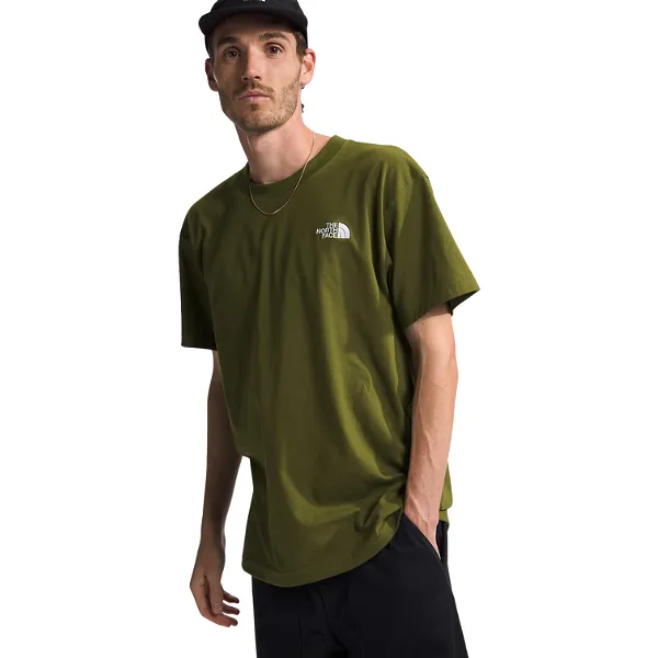 The North Face Men’s Short-Sleeve Evolution Box Fit Tee - Forest Olive