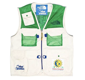 The North Face x Online Ceramics M66 Utility Vest White Green