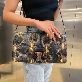 Valentino Snake Pattern Shoulder Bag