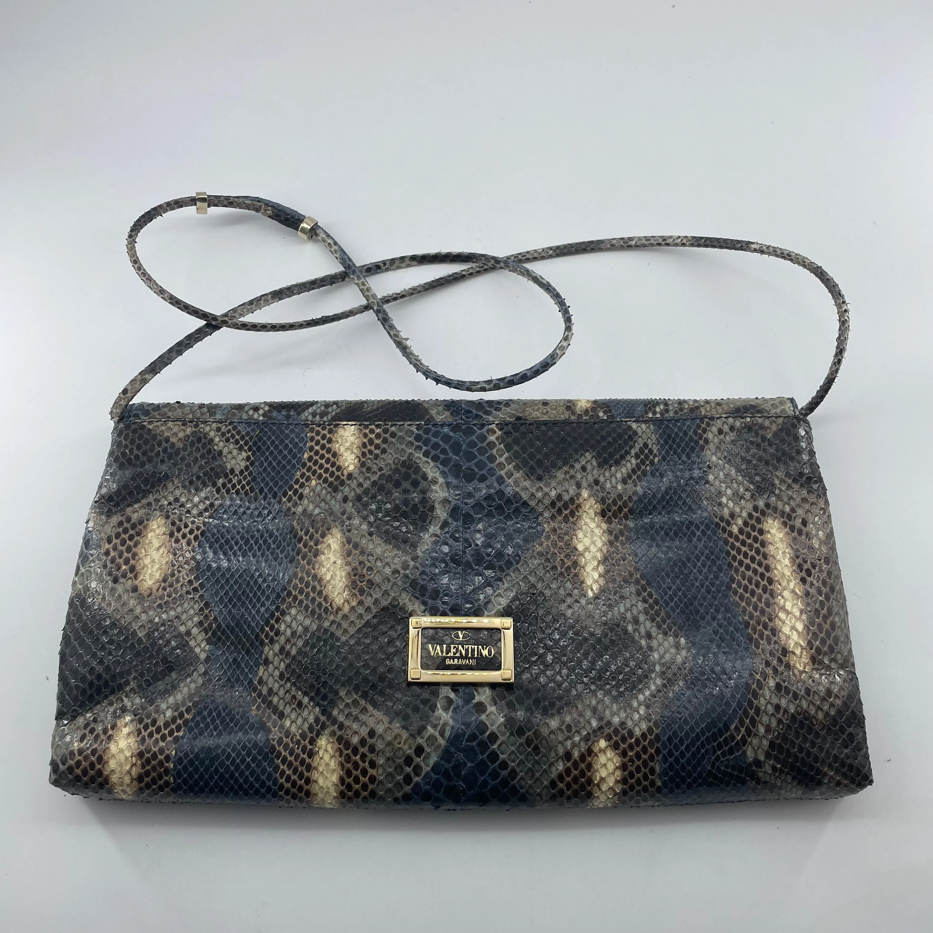 Valentino Snake Pattern Shoulder Bag