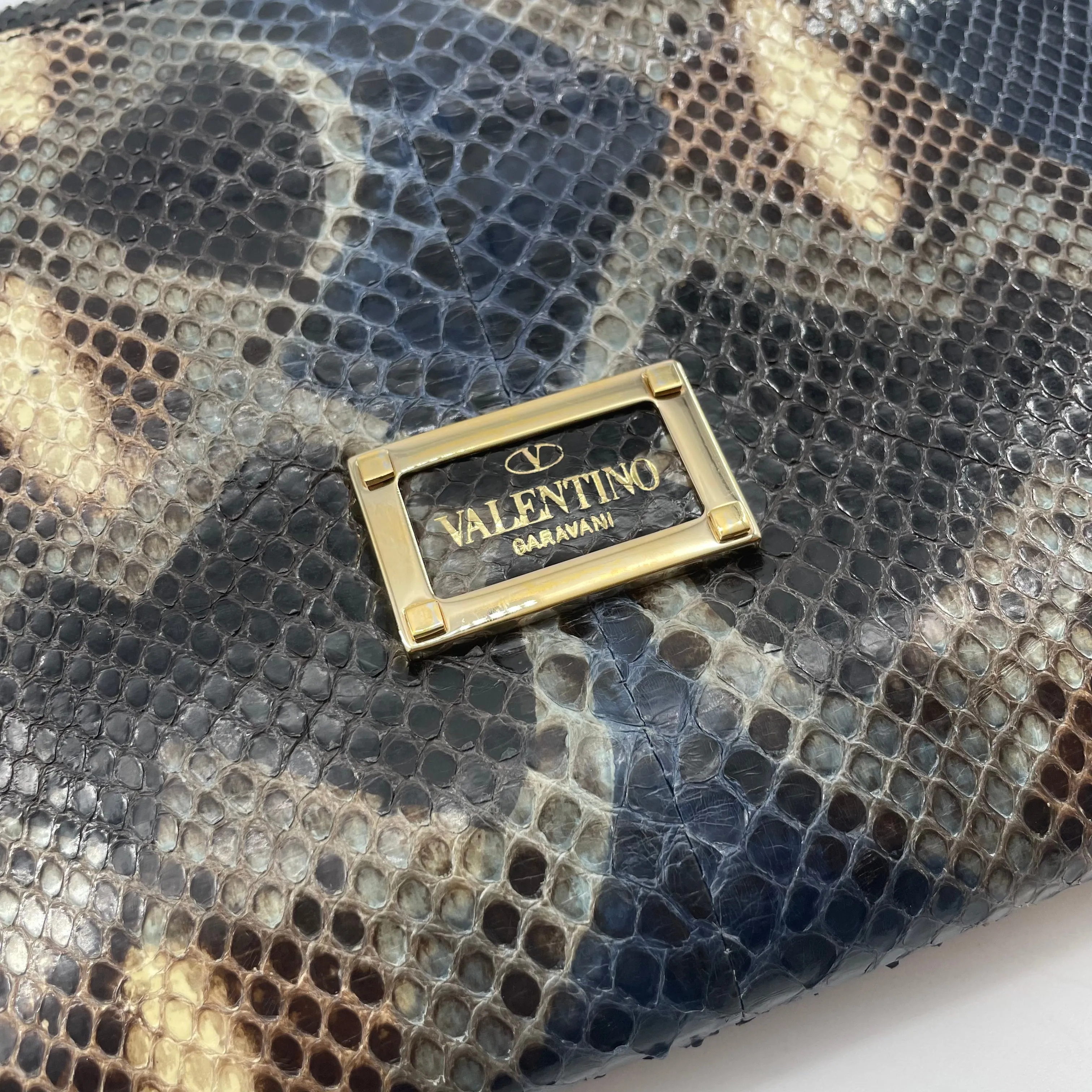 Valentino Snake Pattern Shoulder Bag