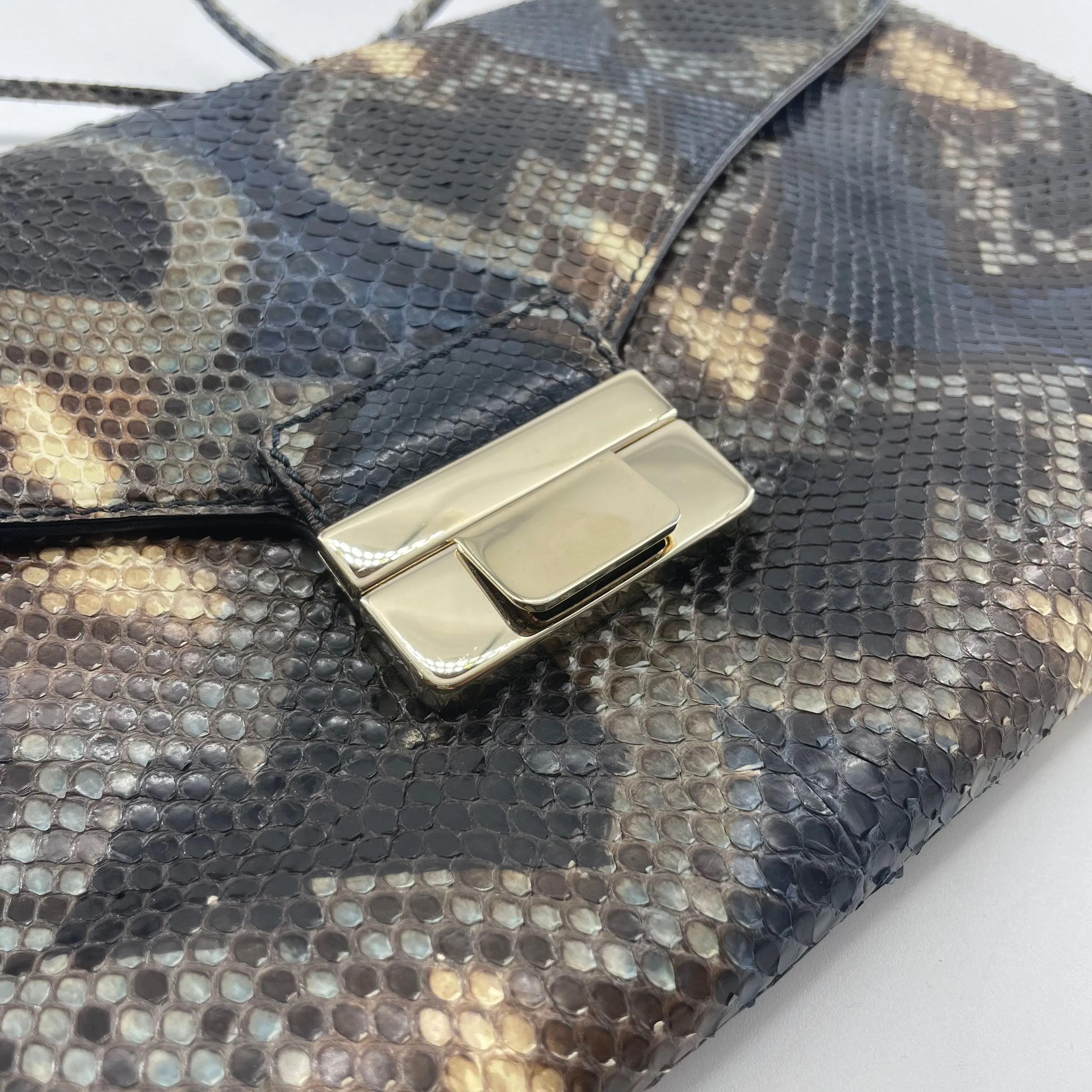 Valentino Snake Pattern Shoulder Bag